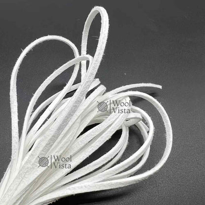 BRAIDED CORD KOREAN VELVET FAUX LEATHER BRACELET STRING – HANDMADE DIY BEADING CORD FOR JEWELRY MAKING, NECKLACES, BRACELETS, CRAFT SUPPLIES & ACCESSORIES
