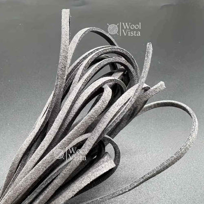 BRAIDED CORD KOREAN VELVET FAUX LEATHER BRACELET STRING – HANDMADE DIY BEADING CORD FOR JEWELRY MAKING, NECKLACES, BRACELETS, CRAFT SUPPLIES & ACCESSORIES