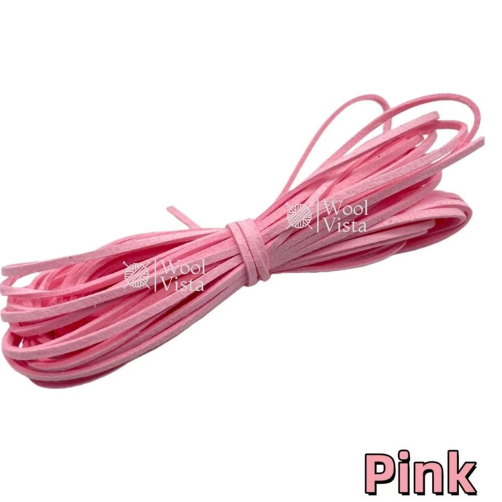 BRAIDED CORD KOREAN VELVET FAUX LEATHER BRACELET STRING – HANDMADE DIY BEADING CORD FOR JEWELRY MAKING, NECKLACES, BRACELETS, CRAFT SUPPLIES & ACCESSORIES