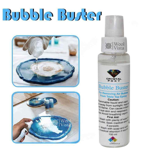 BUBBLE BUSTER AIR BUBBLE REMOVER SPRAY FOR EPOXY RESIN – ELIMINATES AIR BUBBLES QUICKLY, SAVING YOU TIME AND EFFORT