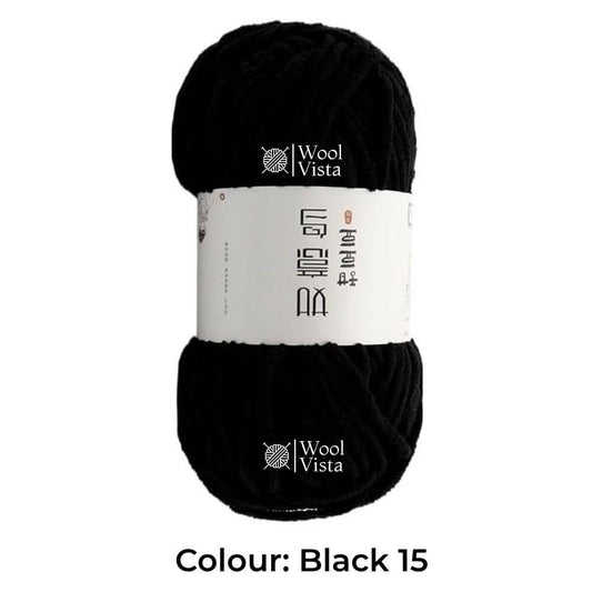 100G ICE THREAD POLYESTER YARN – SOFT CHUNKY YARN FOR KNITTING, CROCHET, BLANKETS, SCARVES & DIY CRAFTS