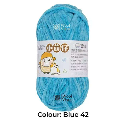 THIN CHENILLE PLUSH YARN – SOFT BLANKET & CROCHET YARN FOR KNITTING, DIY CRAFTS