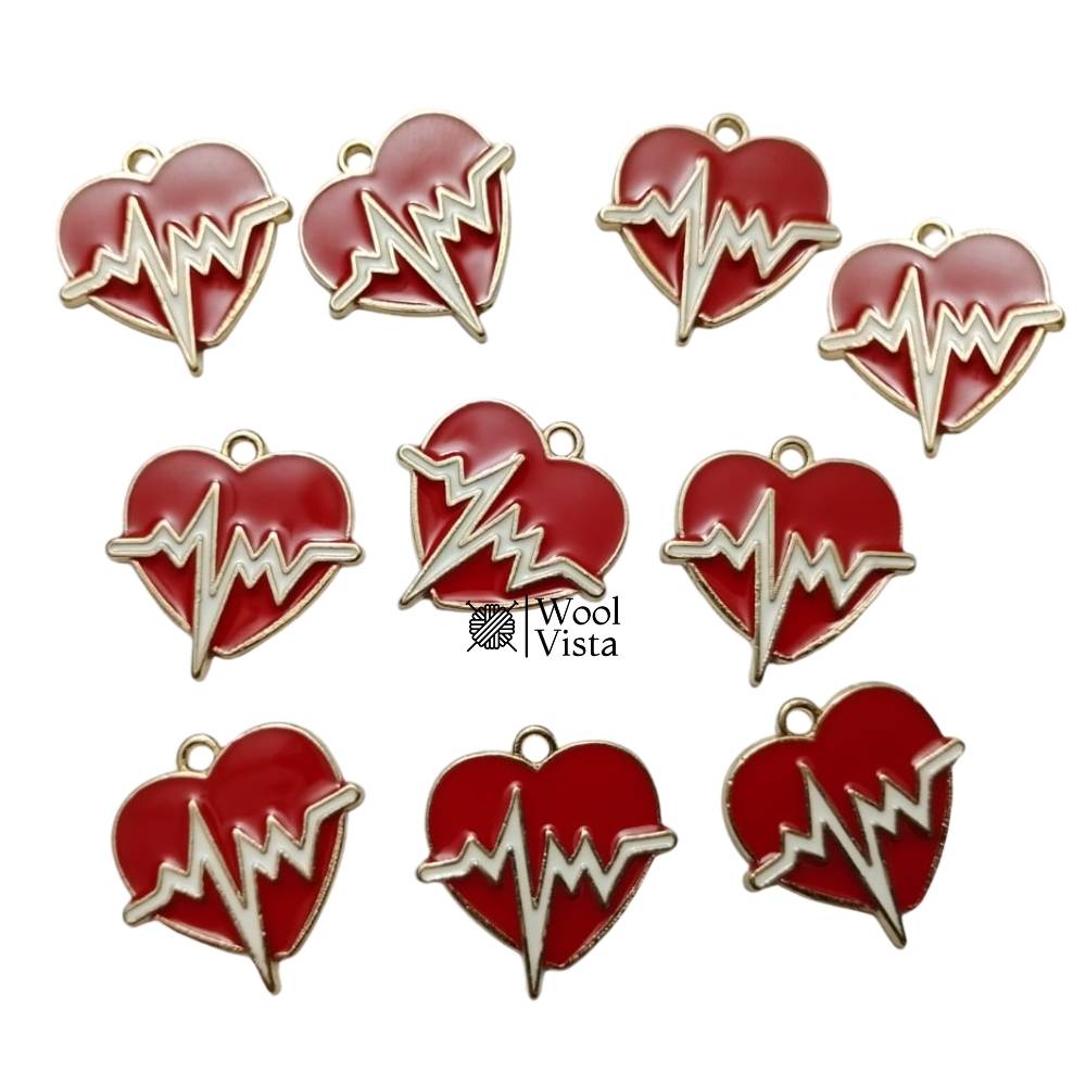 CHARMS SET FOR JEWELRY MAKING & DIY CRAFTING – (PACK OF 10) ASSORTED LARGE CHARMS