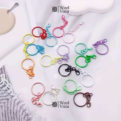 COLORFUL KEYCHAIN SET (6PCS) – DIY JEWELRY & CRAFT ACCESSORIES