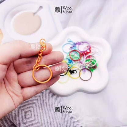 COLORFUL KEYCHAIN SET (6PCS) – DIY JEWELRY & CRAFT ACCESSORIES