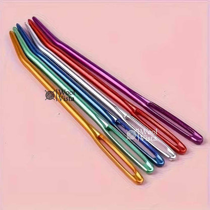COLORFUL LARGE EYE YARN & TAPESTRY NEEDLES SET (6PCS) – HAND SEWING, KNITTING & CROCHET NEEDLES
