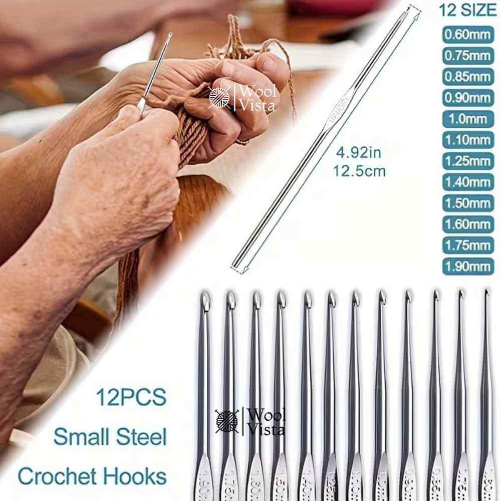 COMPLETE YARN CROCHET KIT WITH ERGONOMIC SOFT GRIP HOOKS – BEGINNER & PROFESSIONAL CROCHET SET (95 PCS)