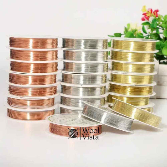 COPPER BEADING WIRE – FOR DIY JEWELRY & CRAFT MAKING