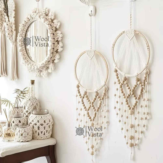 COTTON CORD 3MM X 100M SOFT MACRAME ROPE – PREMIUM COTTON ROPE FOR ART & CRAFT, PLANT HANGERS, MACRAME PROJECTS & HOME DECOR YARN