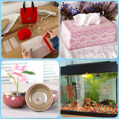 PLASTIC RECTANGLE SHAPE CANVAS SHEETS FOR DIY ACCESSORIES