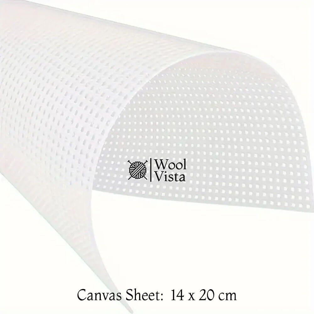 PLASTIC RECTANGLE SHAPE CANVAS SHEETS FOR DIY ACCESSORIES