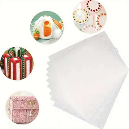 PLASTIC RECTANGLE SHAPE CANVAS SHEETS FOR DIY ACCESSORIES