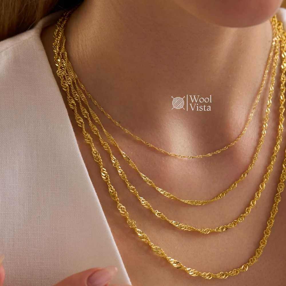 CLASSIC STAINLESS STEEL NECKLACE – ELEGANT MINIMALIST CHAIN PENDANT JEWELRY FOR WOMEN & MEN, DURABLE EVERYDAY NECKLACE, TIMELESS ACCESSORY