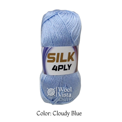 SUPER SOFT SILKY YARN BALL (PACK OF 4 YARN BALLS)