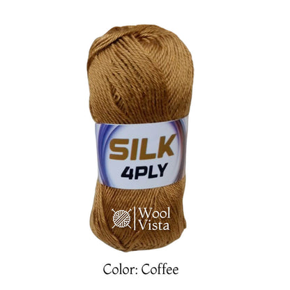 SUPER SOFT SILKY YARN BALL (PACK OF 4 YARN BALLS)