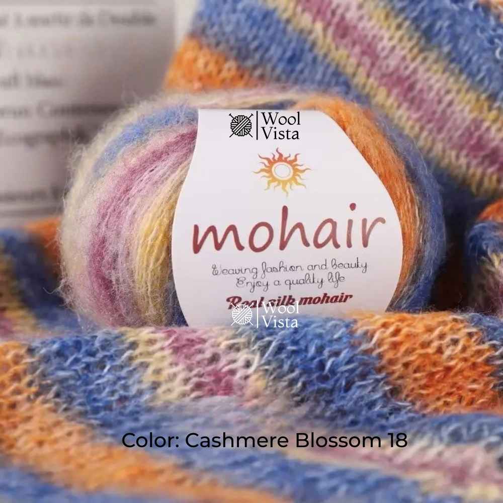 MOHAIR GRADIENT SILK CLOUD IMPORTED YARN - (PACK OF 6)