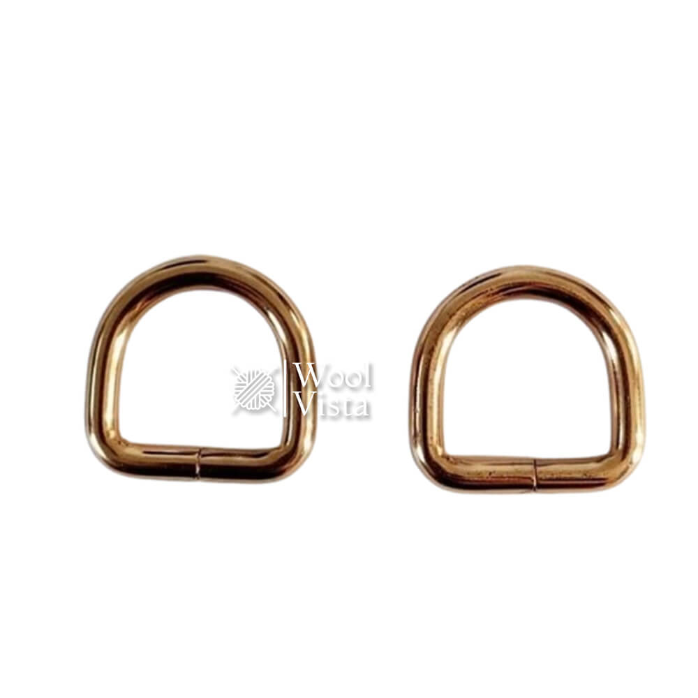 D-SHAPE RINGS FOR BAG (2 PIECES)