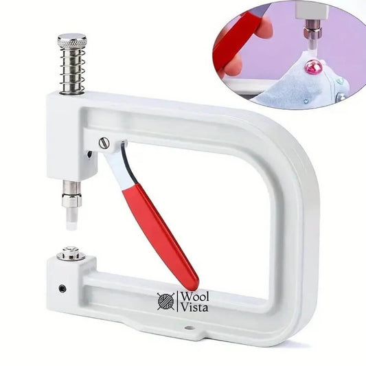 DIY PEARL RIVET MACHINE KIT – HAND PRESS BEAD TOOL FOR CLOTHES, JEWELRY AND ACCESSORIES DECORATION