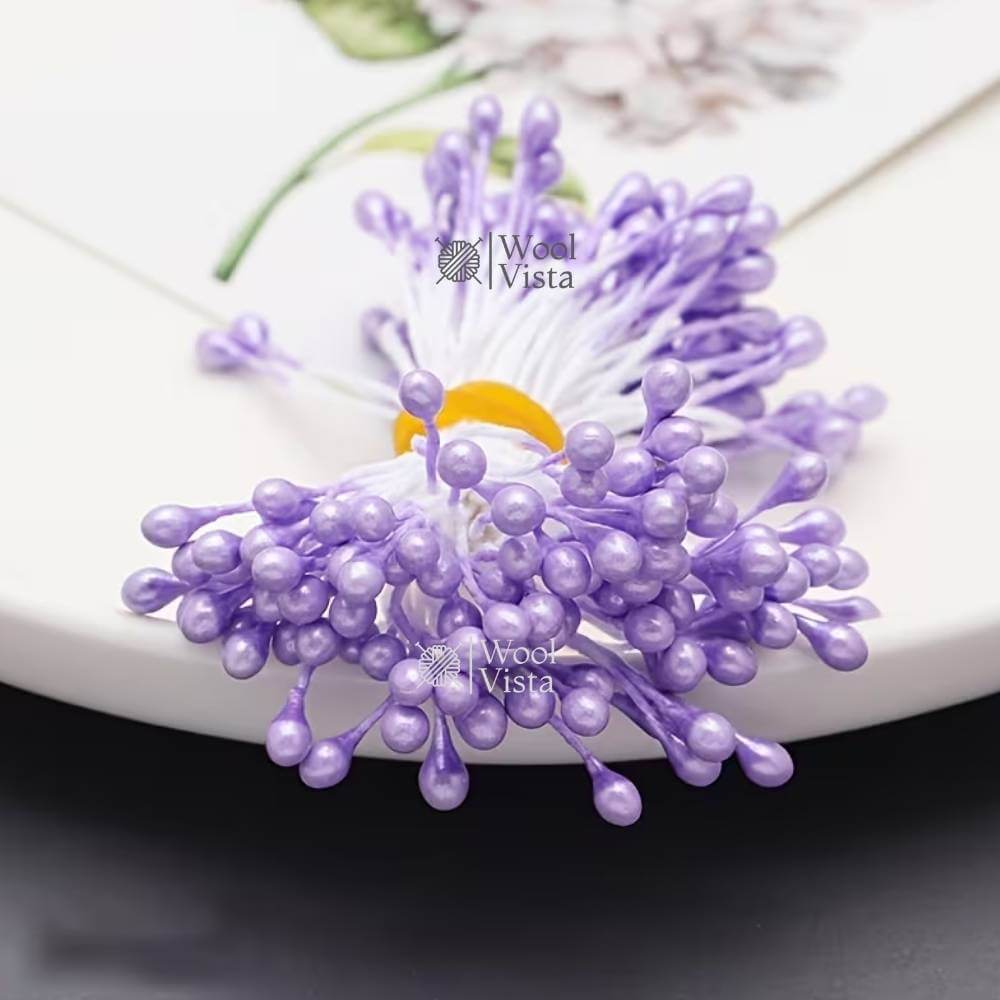 DOUBLE ENDED 3MM PEARL FLOWER STAMEN – FLOWER DIY, WEDDING DECOR, SEWING & CRAFT SUPPLIES