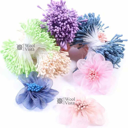 DOUBLE ENDED 3MM PEARL FLOWER STAMEN – FLOWER DIY, WEDDING DECOR, SEWING & CRAFT SUPPLIES