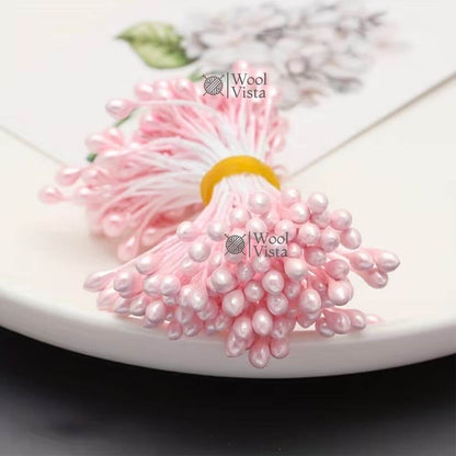DOUBLE ENDED 3MM PEARL FLOWER STAMEN – FLOWER DIY, WEDDING DECOR, SEWING & CRAFT SUPPLIES