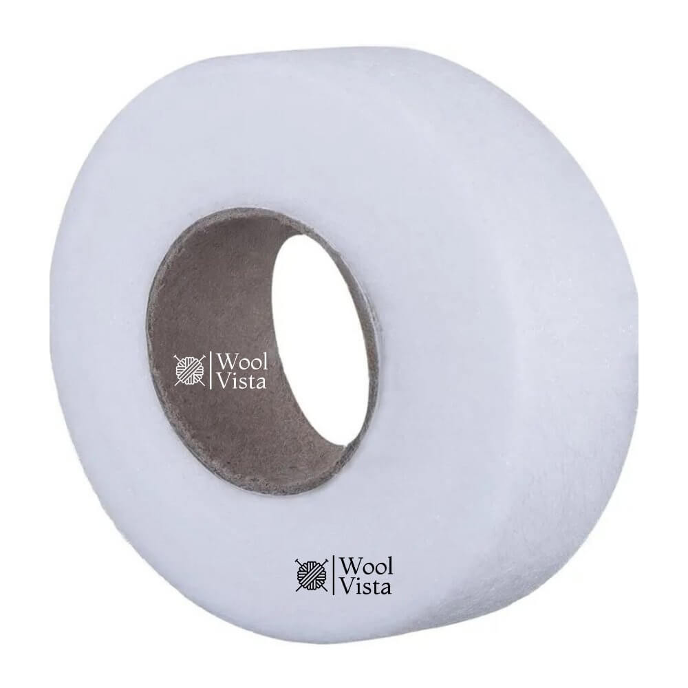 DOUBLE SIDED ADHESIVE HEM TAPE – NON-WOVEN IRON-ON FABRIC TAPE FOR CLOTHES, CURTAINS & CRAFTS