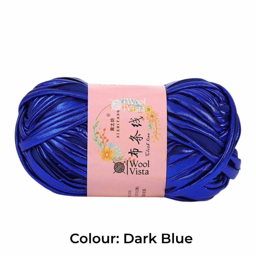 SOFT METALLIC T-SHIRT YARN - FOR CROCHET AND BAG MAKING CRAFTING