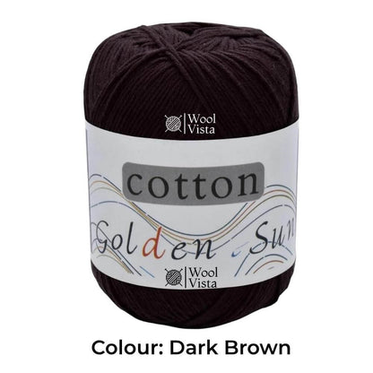 100% COTTON KNITTING YARN 50G – 190M TEXTURIZED COTTON YARN FOR CROCHET, KNITTING & DIY CRAFTS