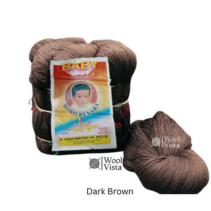 FINEST SOFT CROCHET YARN 3 PLY HANK - FOR KNITTING & CRAFTING