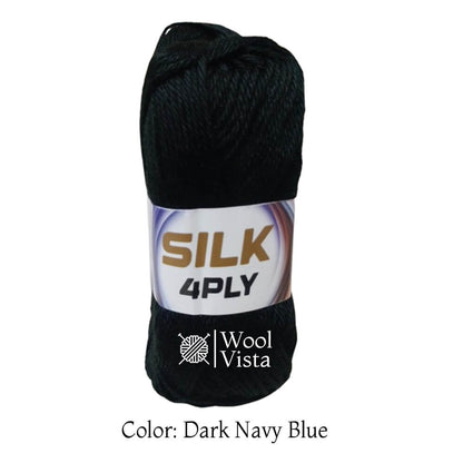 SUPER SOFT SILKY YARN BALL (PACK OF 4 YARN BALLS)