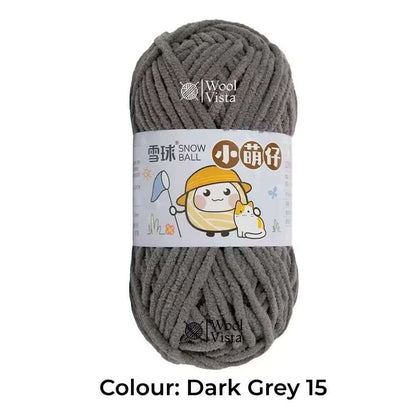 THIN CHENILLE PLUSH YARN – SOFT BLANKET & CROCHET YARN FOR KNITTING, DIY CRAFTS