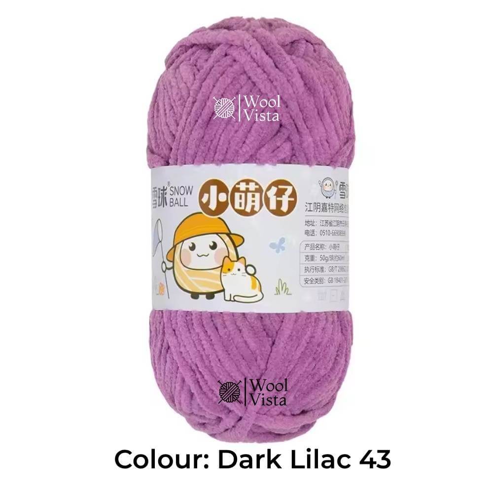 THIN CHENILLE PLUSH YARN – SOFT BLANKET & CROCHET YARN FOR KNITTING, DIY CRAFTS