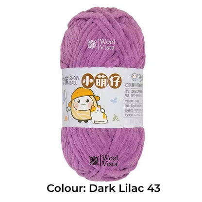 THIN CHENILLE PLUSH YARN – SOFT BLANKET & CROCHET YARN FOR KNITTING, DIY CRAFTS