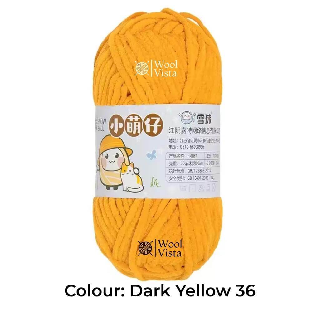 THIN CHENILLE PLUSH YARN – SOFT BLANKET & CROCHET YARN FOR KNITTING, DIY CRAFTS