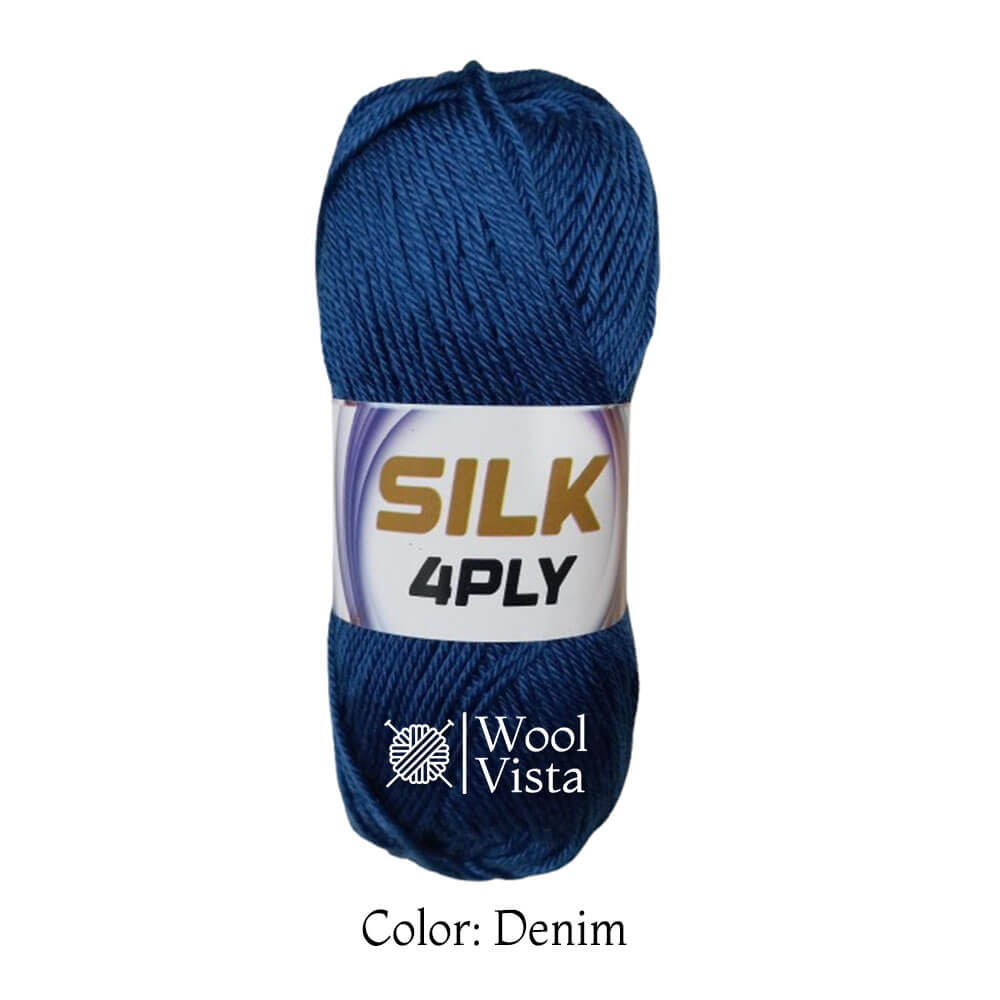 SUPER SOFT SILKY YARN BALL (PACK OF 4 YARN BALLS)