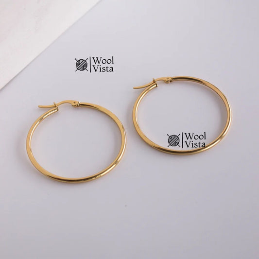 EARING LOOPS (PAIR) – DURABLE JEWELRY FINDINGS FOR DIY EARRING MAKING