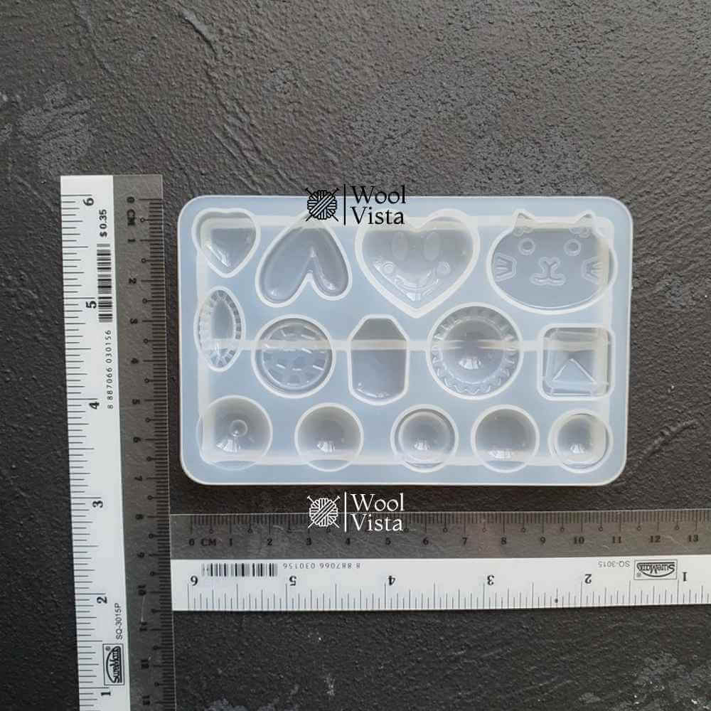 EARRING SILICONE MOLD FOR RESIN & EPOXY – DIY JEWELRY MAKING TOOL
