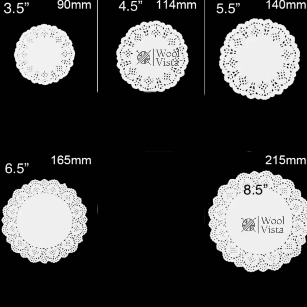 ELEGANT WHITE LACE PAPER DOILIES FOR DECOR, CELEBRATIONS & CREATIVE PROJECTS
