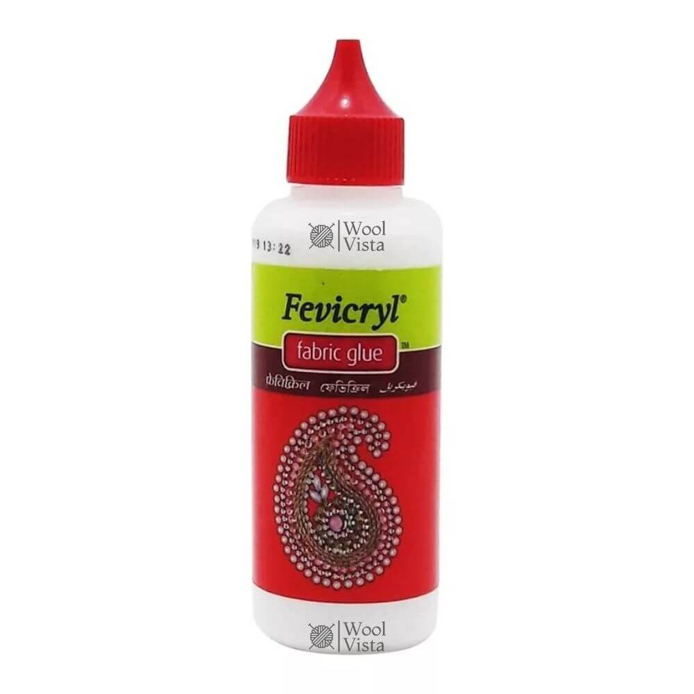 FABRIC GLUE 80ML – FEVICRYL GLUE FOR FABRIC, SEQUINS, LACE, RIBBON & MIRRORS