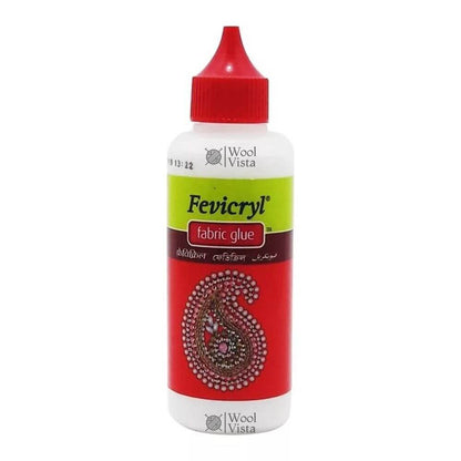 FABRIC GLUE 80ML – FEVICRYL GLUE FOR FABRIC, SEQUINS, LACE, RIBBON & MIRRORS