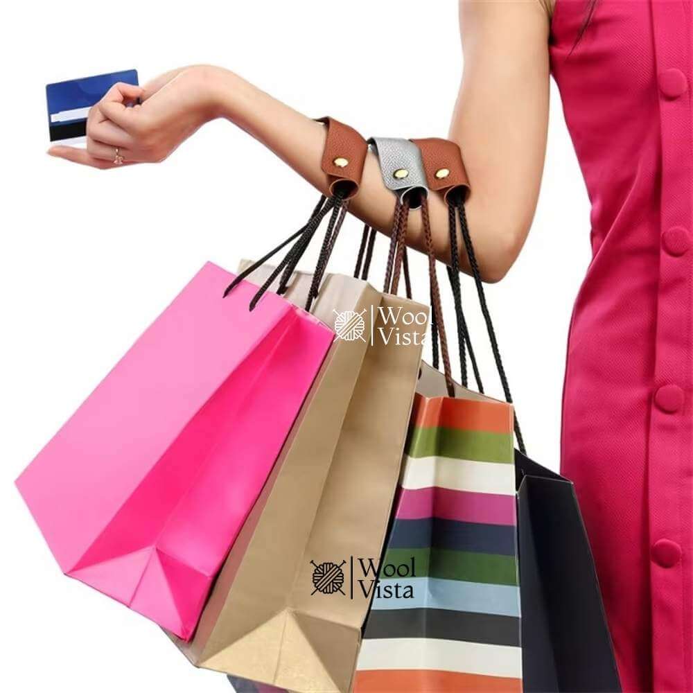 FAUX LEATHER HANDBAG HANDLE COVERS (SET OF 2) – SLIP-RESISTANT REMOVABLE HANDLE PROTECTORS WITH SAFETY SNAPS