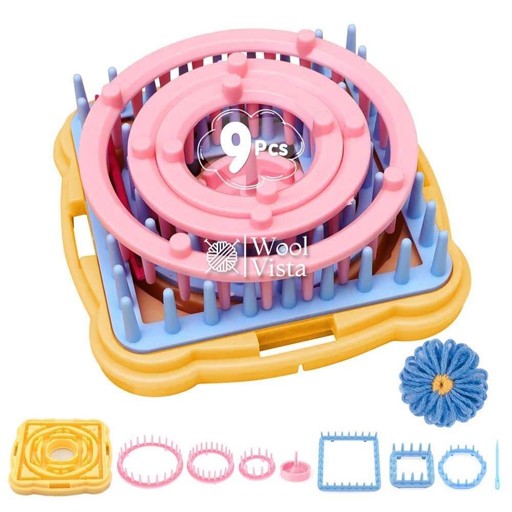 FLOWER LOOM SET (9 PIECES)