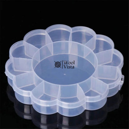 CLEAR PLASTIC STORAGE BOXES – MULTI-COMPARTMENT ORGANIZER FOR JEWELRY, BEADS & DIY CRAFTS