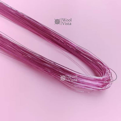 GAUGE FINE IRON WIRE – 0.6MM THICK, 24-31 INCHES LONG FOR HANDMADE FLORAL ART, LEAF VEIN BRANCHES, ROSE SHAPING & DIY CRAFT PROJECTS