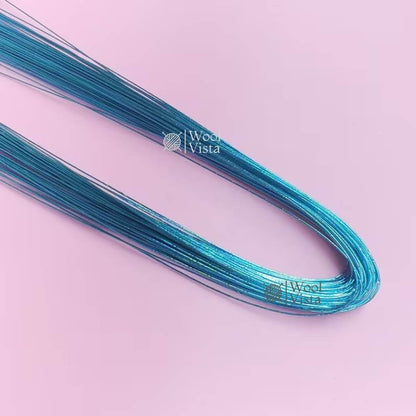 GAUGE FINE IRON WIRE – 0.6MM THICK, 24-31 INCHES LONG FOR HANDMADE FLORAL ART, LEAF VEIN BRANCHES, ROSE SHAPING & DIY CRAFT PROJECTS