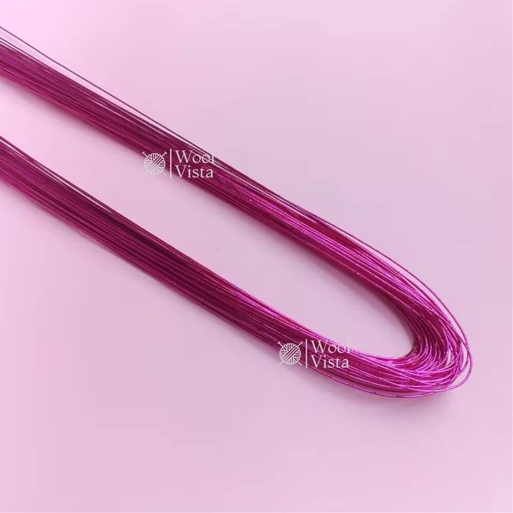 GAUGE FINE IRON WIRE – 0.6MM THICK, 24-31 INCHES LONG FOR HANDMADE FLORAL ART, LEAF VEIN BRANCHES, ROSE SHAPING & DIY CRAFT PROJECTS