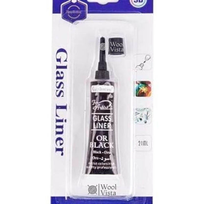 GLASS LINERS – FADE-RESISTANT ACRYLIC PAINT FOR GLASS PAINTING, 3D LINE ART, WOOD & CERAMIC DECOR SUPPLIES