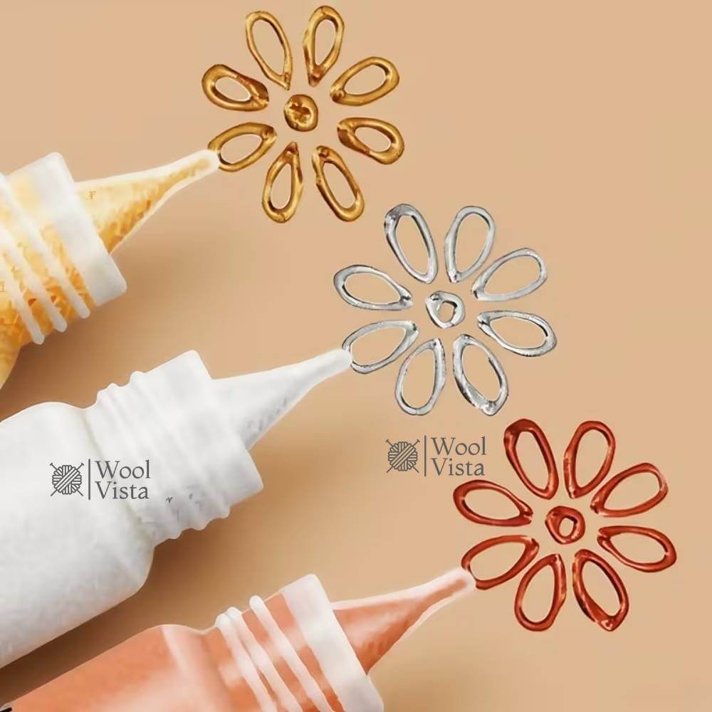 GLASS LINERS – FADE-RESISTANT ACRYLIC PAINT FOR GLASS PAINTING, 3D LINE ART, WOOD & CERAMIC DECOR SUPPLIES