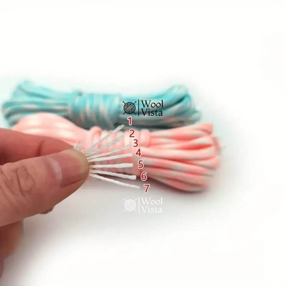 GLOW IN THE DARK ROPE – 7-CORE BRAIDED POLYESTER, STRONG OUTDOOR PARACORD