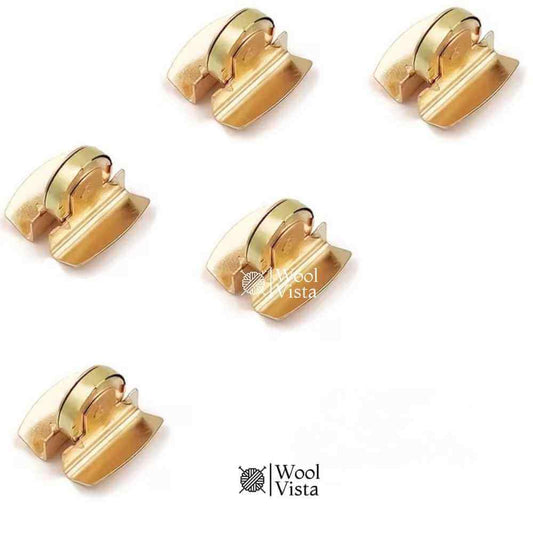 GOLDEN MAGNETIC BAG SNAP BUTTON (1 PAIR) – FAUX LEATHER HIDDEN MAGNET BUCKLE NO-SEW BAG SNAP ACCESSORY